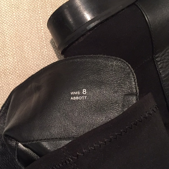 Report ,over the knee boots.  Black - Picture 5 of 6